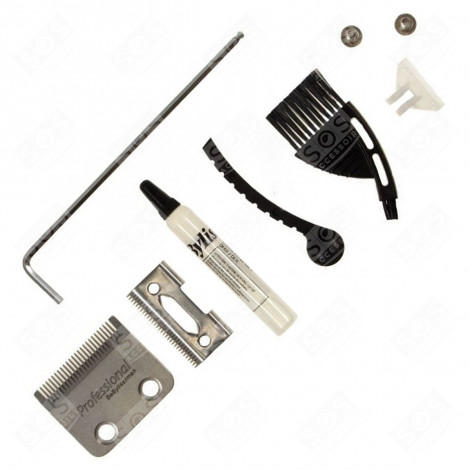 KIT COUTEAUX + CLÉ + VIS + BROSSE RASOIR, TONDEUSE - 35009550