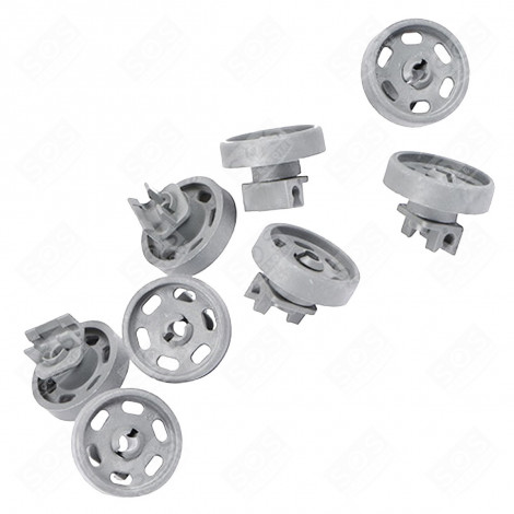 KIT ROULETTES DE PANIER INFERIEUR D'ORIGINE LAVE-VAISSELLE - 407130030/7
