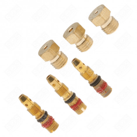 KIT INJECTEURS, GICLEURS GAZ NATUREL D'ORIGINE FOUR, CUISINIÈRE - 00603545, 603545
