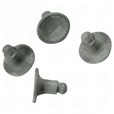 LOT DE 4 PIEDS ROBOT MÉNAGER - KW714320