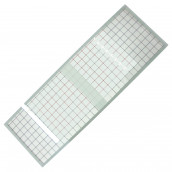 Clayette, étagère en verre