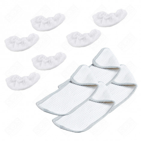 LOT DE 4 LINGETTES + 6 BONNETTES NETTOYEUR VAPEUR - PAEU0210