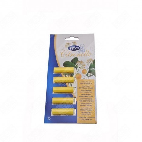 LOT DE 5 BÂTONNETS ODORISANTS SENTEUR CITRONNELLE ASPIRATEUR - ACT050, 484000008624