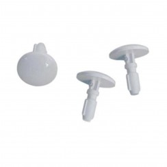Lot de 3 boutons blancs