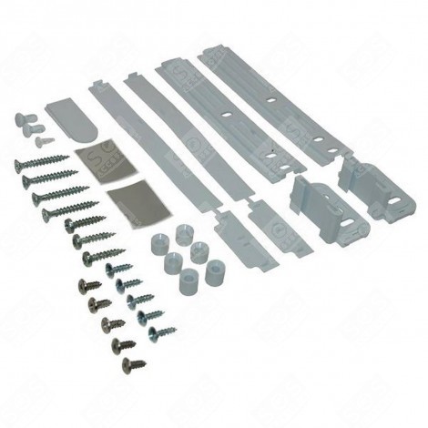 KIT DE FIXATION (GLISSIÈRES) PORTE FRIGO, RÉFRIGÉRATEUR, CONGÉLATEUR - 481231028208