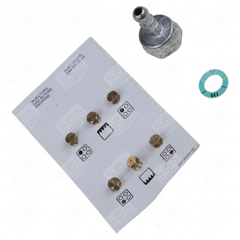 SACHET INJECTEURS, GICLEURS BUTANE PROPANE FOUR, CUISINIÈRE - 4431910057