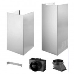 Kit cheminée + deflecteur + raccord AMC054IX
