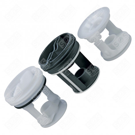 KIT FILTRE POMPEX3 D'ORIGINE MACHINE À LAVER, LAVE-LINGE - 482000022624, C00045027