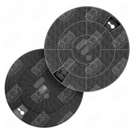 LOT DE 2 FILTRE À CHARBON TYPE E HOTTE - F00366