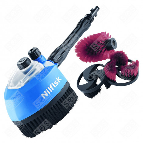 MULTI BROSSE ROTATIVE AVEC KIT AUTO & JARDIN NETTOYEUR VAPEUR - 128470459