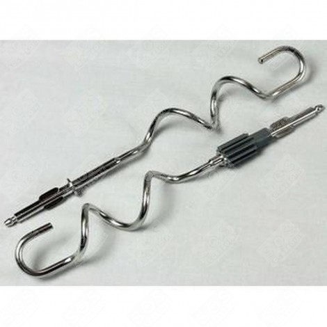 LOT DE 2 CROCHETS PETRISSEURS EN INOX ROBOT MÉNAGER - KW715377