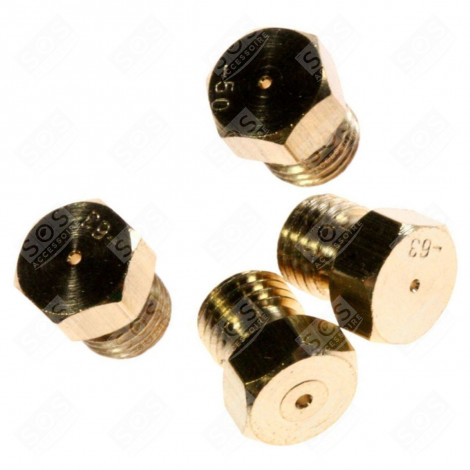 JEU D'INJECTEURS, GICLEURS GAZ BUTANE PROPANE D'ORIGINE FOUR, CUISINIÈRE - C00326576