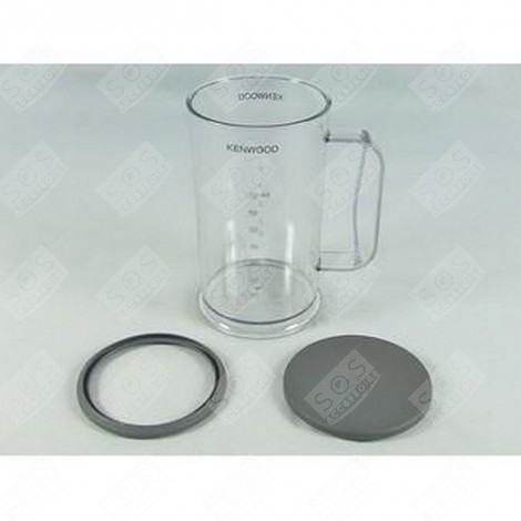 KIT BOL TRANSPARENT GRADUE 750ML + JOINT + COUVERCLE ROBOT MÉNAGER - KW714803