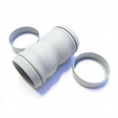 Raccord flexible complet avec 2 bagues