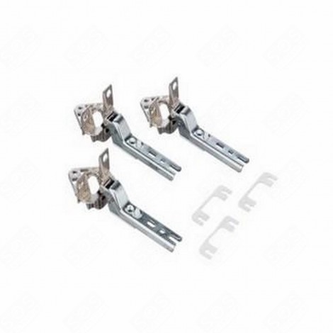 KIT CHARNIÈRES DE PORTE (X3) D'ORIGINE FRIGO, RÉFRIGÉRATEUR, CONGÉLATEUR - 00268699