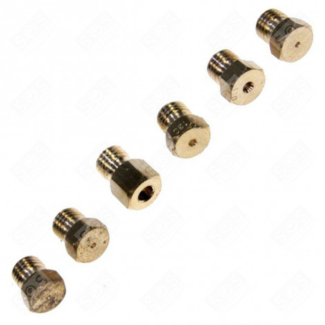 JEU D'INJECTEURS, GICLEURS GAZ NATUREL FOUR, CUISINIÈRE - 900352