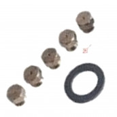 Jeu d'Injecteurs, gicleurs gaz naturel