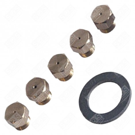 JEU D'INJECTEURS, GICLEURS BUTANE / PROPANE FOUR, CUISINIÈRE - 481231038611