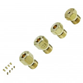 Jeu d'Injecteurs, gicleurs gaz naturel