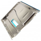 Contre porte inox avec joint bas de porte