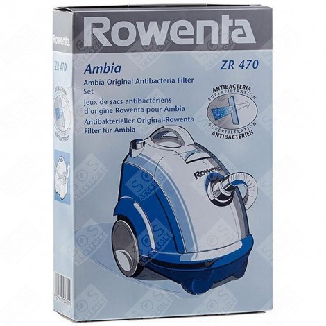BOITE DE 6 SACS + 1 MICROFIBRE AMBIA ASPIRATEUR - ZR470