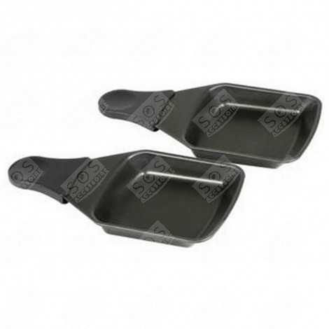 LOT 2 COUPELLES CARRÉES RACLETTE, GRIL, WOK - XA400202