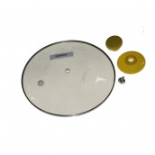 Couvercle + poignée jaune