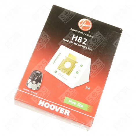 LOT DE 4 SACS MICROFIBRE H82 D'ORIGINE ASPIRATEUR - 35602146