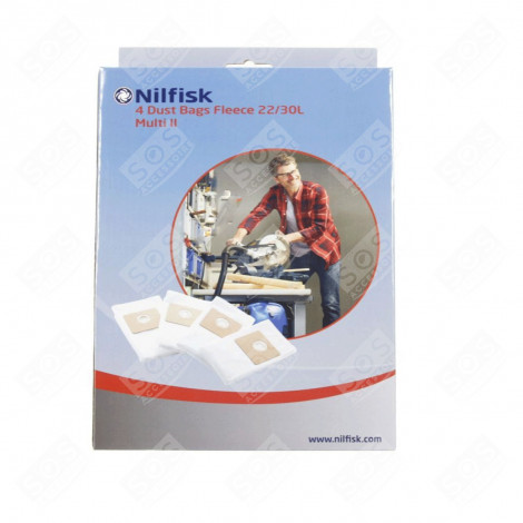 4 SACS POUR MULTI II 22/ MULTI II 30 ASPIRATEUR - 107417195