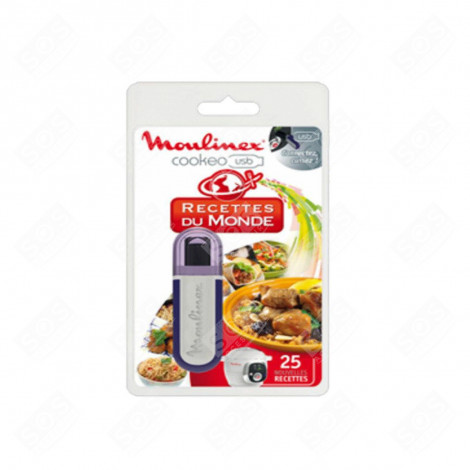 COOKEO CLÉ USB 25 RECETTES DU MONDE CUISEUR VAPEUR - XA600100