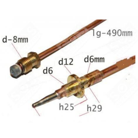 THERMOCOUPLE PLAQUE DE CUISSON - 76X7187