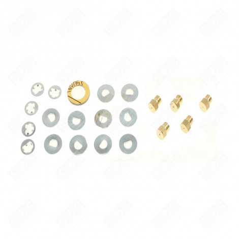KIT INJECTEURS, GICLEURS GAZ BUTANE/PROPANE FOUR, CUISINIÈRE - 36050845