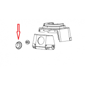 Bouton commande blanc