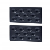 Lot de 2 plaques mini bouchées