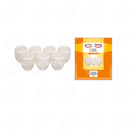 LOT DE 7 POTS YAOURTIÈRE - XF950001