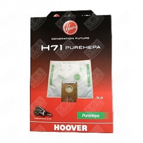 BOITE DE 4 SACS H71 ASPIRATEUR - 35601069