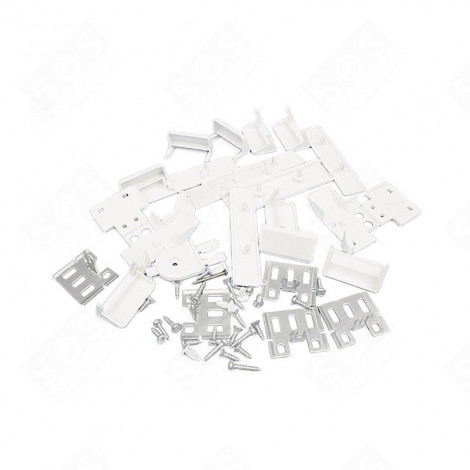 JEU DE FIXATION D'ORIGINE FRIGO, RÉFRIGÉRATEUR, CONGÉLATEUR - 00491366