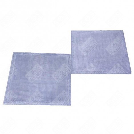LOT DE 2 FILTRES MÉTALLIQUES ANTI GRAISSES D'ORIGINE        284X284 MM HOTTE - 00298619