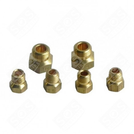 SACHET INJECTEURS GAZ BUTANE/PROPANE D'ORIGINE FOUR, CUISINIÈRE - 481931038822, C00598839