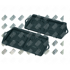 Jeu de plaques à croque-monsieur   276x143 mm