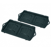 Jeu de plaques à croque-monsieur   276x143 mm