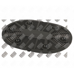 Grille amovible grise