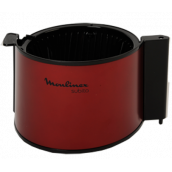 Porte filtre rouge mat avec clapet