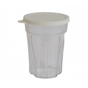 Bol hachoir avec couvercle blanc