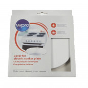 Cache-plaque blanc diam 165 mm