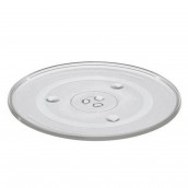 Plateau verre Diam. 28cm d'origine