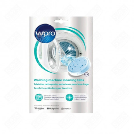 TABLETTES NETTOYANTES ANTIODEURS LAVE-LINGE - 484000008646