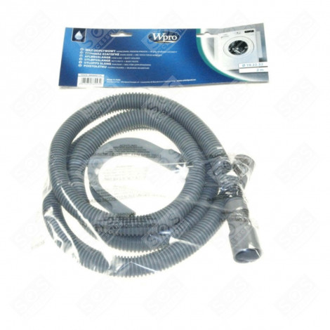 TUYAU DE VIDANGE D'ORIGINE AVEC CROSSE 2M MACHINE À LAVER, LAVE-LINGE - 484000001134, TVS229