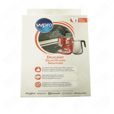 DÉTARTRANT EN SACHETS D'ORIGINE CAFETIÈRE, MACHINE À CAFÉ - C00519827, WKD005