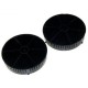 LOT DE 2 FILTRES CHARBON TYPE 57   175 X 45 MM HOTTE - 4055171138, 208352146603